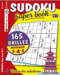 SUDOKU Super book 12 - 165 GRILLES - Niveaux 3-4-5
