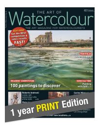 PRINT Edition 1-year Subscription - The Art of Watercolour magazine