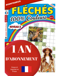 Abonnement 1 AN à Fléchés 100% Couleurs