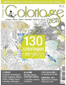 Coloriage Zen n°2 - 130 coloriages anti-stress