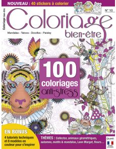 100 coloriages anti-stress - Coloriage Bien-être n°10