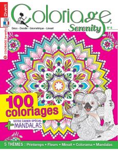 Coloriage Serenity 06 - 100 coloriages + votre cahier spécial Mandalas