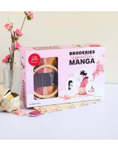 Coffret broderies inspiration manga