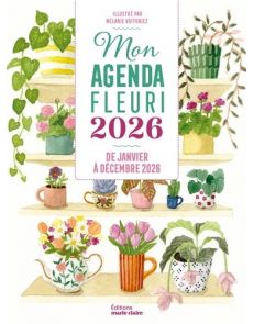 Mon agenda fleuri - Édition 2026