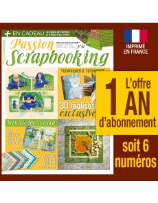 Abonnement 1 AN Passion Scrapbooking
