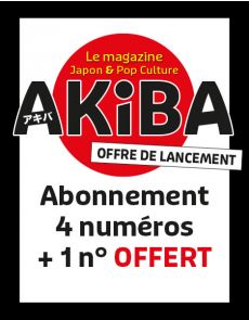 AKIBA - Abonnement 1 an (4 numéros) + 1 numéro OFFERT