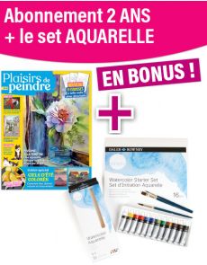 Plaisirs de Peindre (2 ANS) + EN BONUS le set AQUARELLE