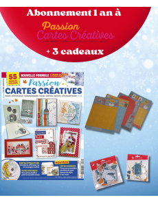 Abonnement Passion Cartes Créatives 1 AN + 3 CADEAUX