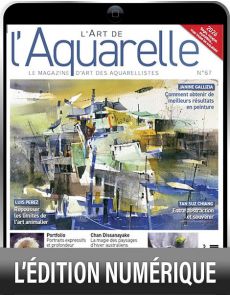 TÉLÉCHARGEMENT  - L'Art de l'Aquarelle 67 - L'eau, la lumière et le temps