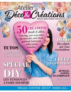Atelier Déco et Créations n°66 : Le magazine + la valisette de jeux à découper et à assembler