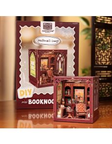  Mini Book Nook Kit - DIY- Salon pour Gentlemen - Avec Aimants