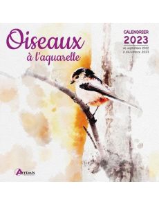 Calendrier oiseaux à l'aquarelle - Edition 2023 - Collectif