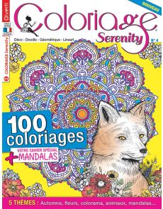 Coloriage Serenity 4 - 100 coloriages + votre cahier spécial Mandalas