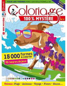 Coloriage 100% Mystère 17 -  70 heures de jeux