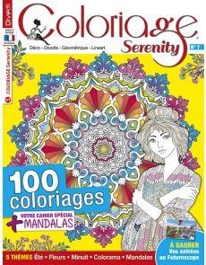 Coloriage Serenity 07 - 100 coloriages + votre cahier spécial Mandalas