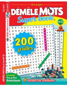 Démêle Mots Super Book n°21 - 200 grilles de jeu !