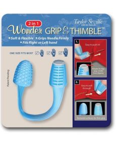 Dé à coudre et protège-doigt 2 en 1