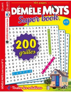 Démêle Mots Super Book n°11- 200 grilles et 7400 mots à découvrir