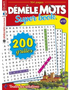 Démêle Mots Super Book n°13 - Avec 200 grilles pour jouer !