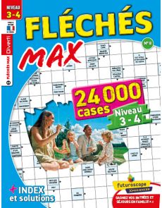 Fléchés Max n°8 - Grilles de niveau 3-4