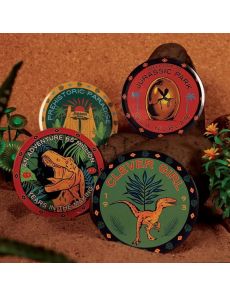 4 dessous de verres Jurassic Park
