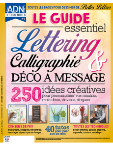 Le guide essentiel du Lettering : 40 tutos pour maîtriser la calligraphie et vos décos à message