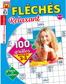Magazine Fléchés Relaxant 17 - 100 grilles Niveau 2-3
