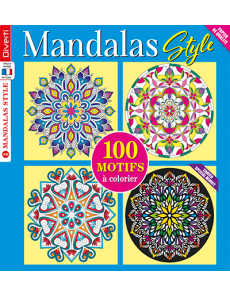 Mandalas Style n°10 - 100 motifs à colorier