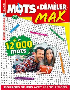 Mots à démêler MAX n°10 - Grand format Mots à démêler MAX n°10 - Grand format