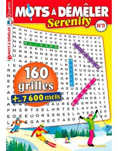 Mots à Démêler Serenity 11 - 160 grilles - Plus de 7600 mots à découvrir