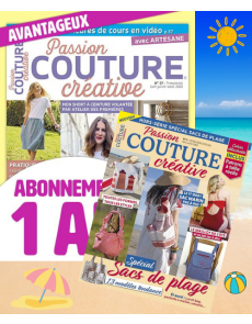 Abonnement Passion COUTURE Créative + le hors-série Sacs de plage