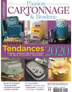 Passion Cartonnage et Broderie n°04 - Tendances 2020