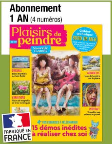 L'abonnement aux 4 prochains numéros du magazine PLAISIRS DE PEINDRE