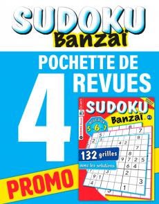 Collection 2022 Sudoku Banzai - 4 revues niveaux 5-6-7