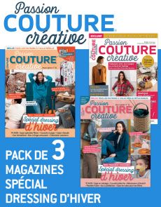 COUTURE créative - Pack de 3 magazines "Dressing d'Hiver"