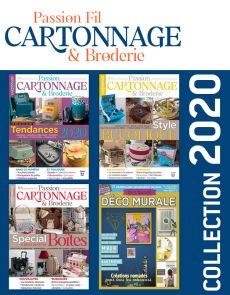 CARTONNAGE & BRODERIE 3 numéros collectors + 1 hors-série DIY spécial DÉCO