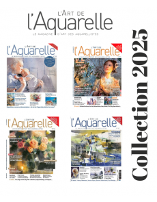 Collection 2025 complète - L'Art de l'Aquarelle : 4 numéros collectors
