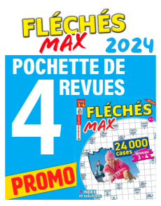 Pack Mots Fléchés MAX 2024 - 4 revues