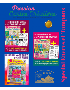 Pack PASSION CARTES CRÉATIVES - Hors-séries Encre et Tampon