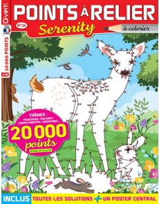 Points à Relier Serenity 24 - Thèmes : Traditions, Far West, Loisirs creatifs, Inventions...