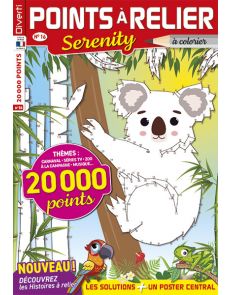 Points à Relier Serenity 16 - Thèmes : Carnaval, Fleurs, à la campagne, Irlande,...