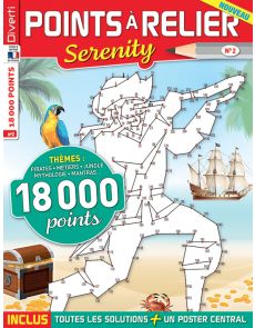 Points à Relier Serenity 2 - Thèmes pirates, métiers, jungle, mythologie, mantras…