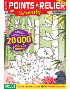 Points à Relier Serenity 20 - Thèmes : Egypte, bien-être, Loisirs, Pâques, Animaux...