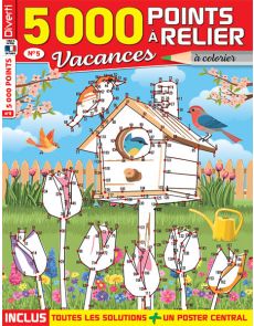 5 000 Points à relier numéro 5 - Vacances