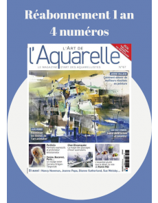 Réabonnement 1 AN l'Art de l'Aquarelle