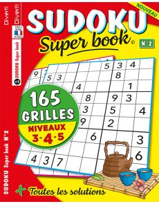 SUDOKU Super book 02 - Niveaux 3-4-5