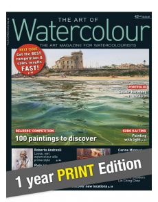PRINT Edition 1-year Subscription - The Art of Watercolour magazine