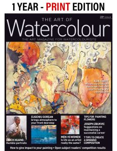1 year Subscription - PRINT Edition - The Art of Watercolour magazine