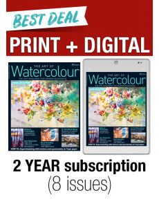 PRINT + DIGITAL 2-year subscription - The Art of Watercolour magazine