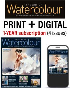 PRINT + DIGITAL 1-year subscription - The Art of Watercolour magazine